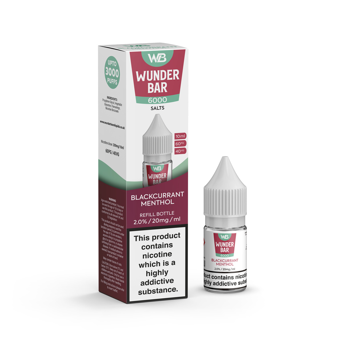 Wunderbar 6000 Blackcurrant Menthol