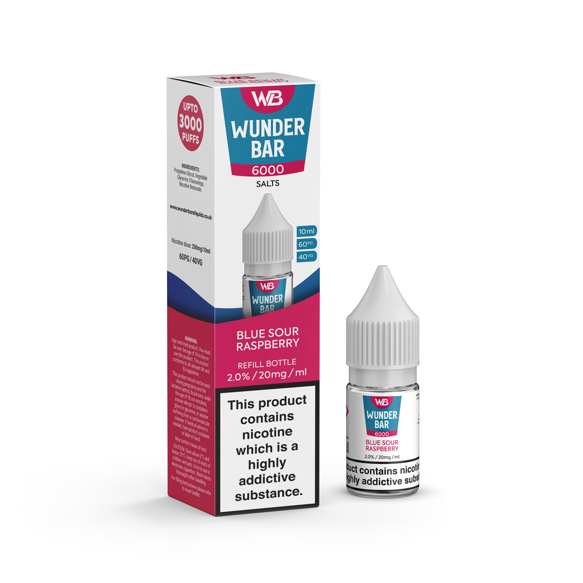 Wunderbar 6000 Blue Sour Raspberry