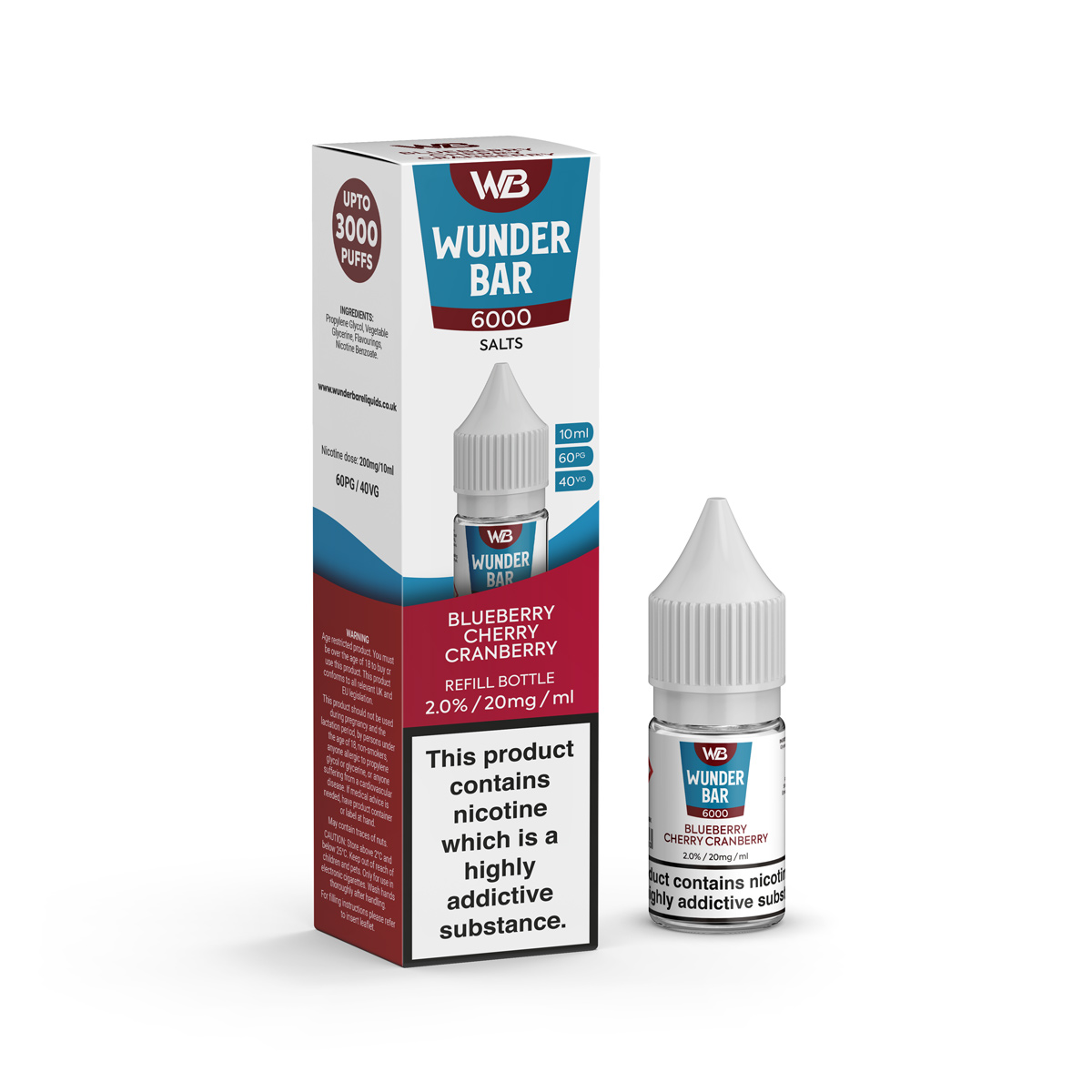 Wunderbar 6000 Blueberry Cherry Cranberry