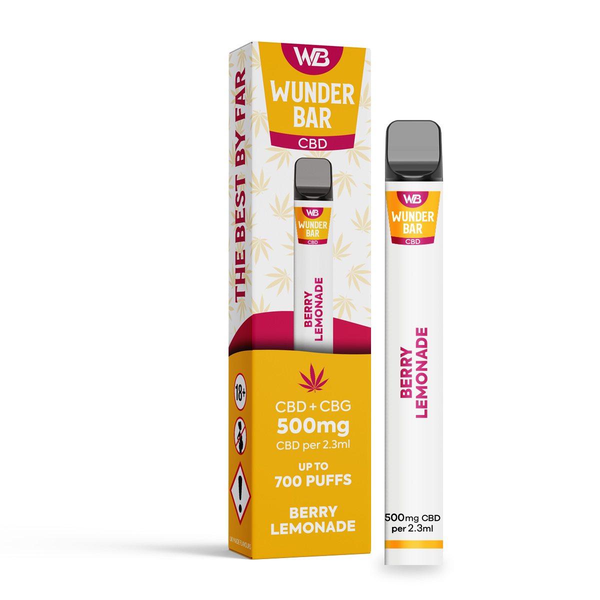 Wunderbar CBD 500mg Berry Lemonade