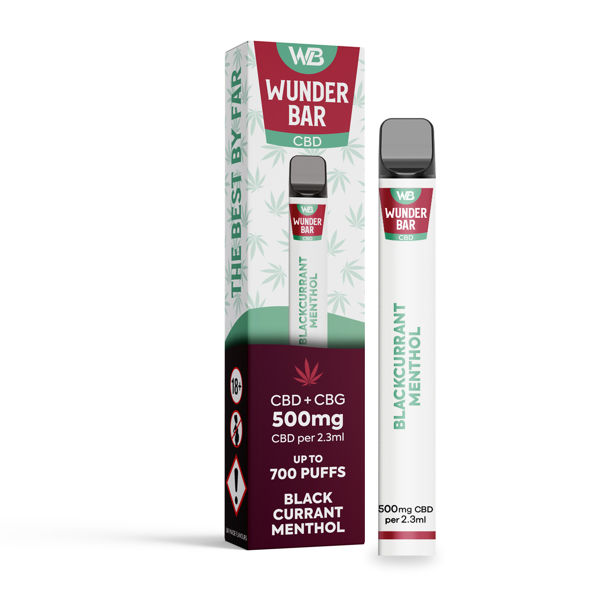 Wunderbar CBD 500mg Blackcurrant Menthol