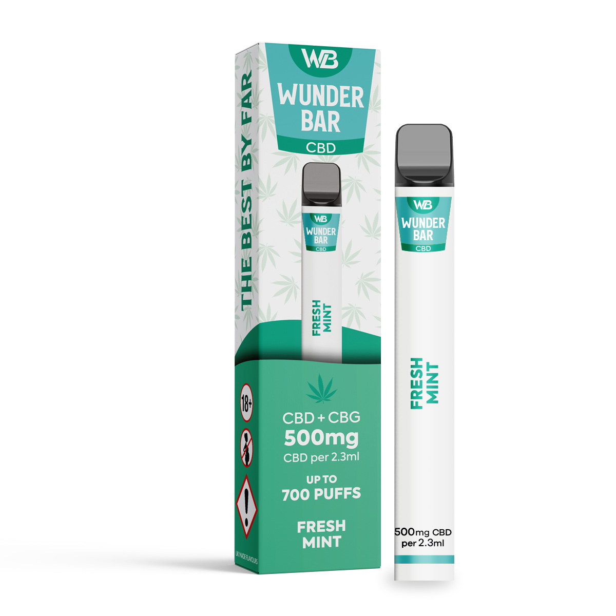 Wunderbar CBD 500mg Fresh Mint