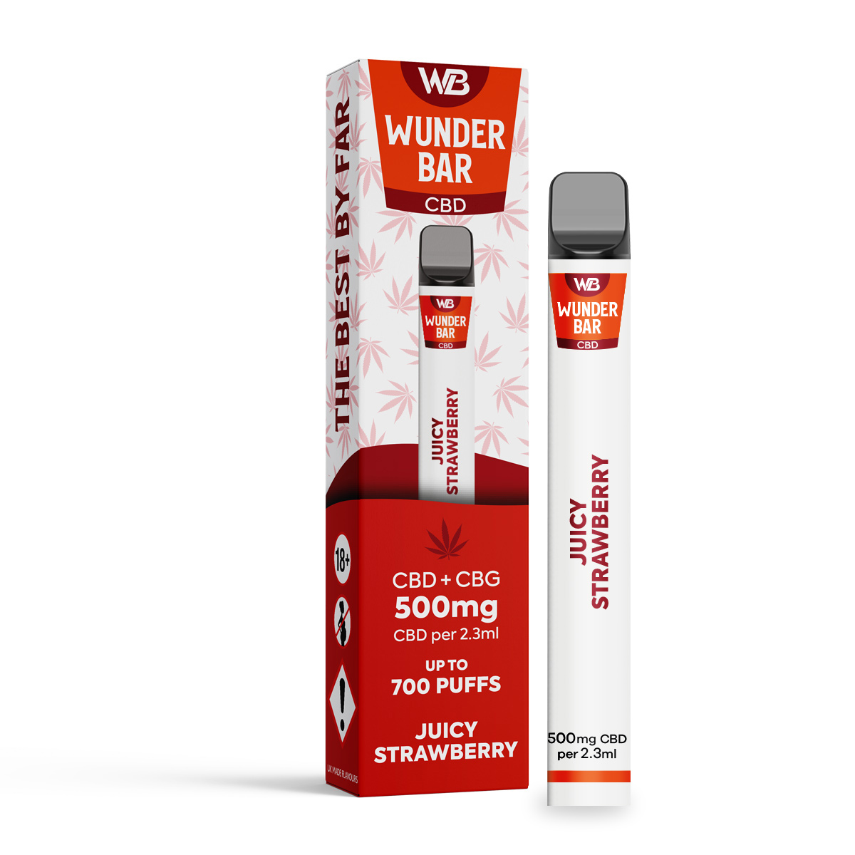 Wunderbar CBD 500mg Juicy Strawberry