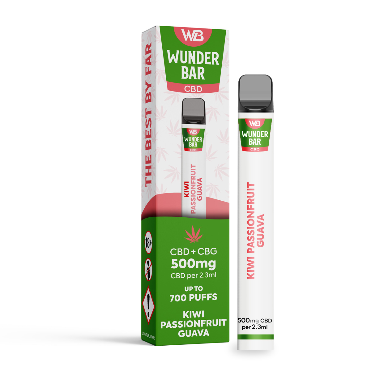 Wunderbar CBD 500mg Kiwi Passionfruit Guava